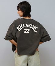 BILLABONG(ビラボン)クロップド丈Tシャツ 半袖Tシャツ バックプリント ルーズフィット BF013-206 BF013206/レディース ムラサキスポーツ