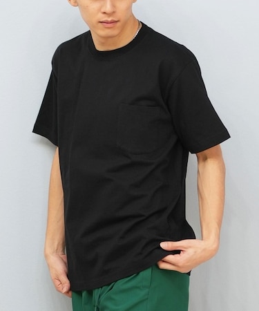 HANES(ヘインズ)半袖Tシャツ ポケT 無地 ポケット付き ヘビーウェイト BEEFY-T ポケットTシャツ ビーフィーT H5190/ユニセックス メンズ ムラサキスポーツ
