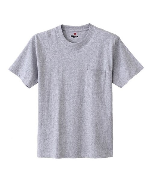 HANES(ヘインズ)半袖Tシャツ ポケT 無地 ポケット付き ヘビーウェイト BEEFY-T ポケットTシャツ ビーフィーT H5190/ユニセックス メンズ ムラサキスポーツ