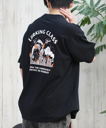 【ムラサキスポーツ限定】LURKING CLASS(ラーキングクラス)半袖Tシャツ ST25STM07/ユニセックス メンズ  ムラサキスポーツ