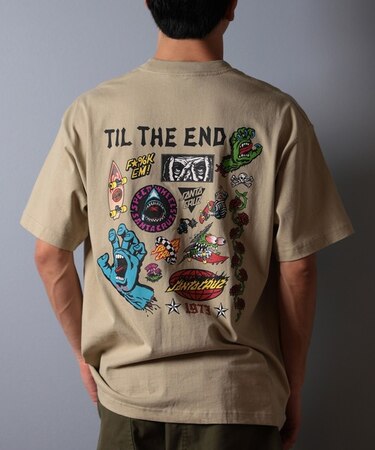 【ムラサキスポーツ限定】SANTACRUZ サンタクルーズ 半袖Tシャツ バックプリント 502252402/ユニセックス メンズ ムラサキスポーツ