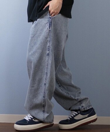 【限定】SANTACRUZ/ロングパンツ ロンパン ワイドシルエット 502252501 サンタクルーズ メンズ ムラサキスポーツ限定