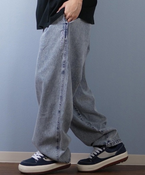 【限定】SANTACRUZ/ロングパンツ ロンパン ワイドシルエット 502252501 サンタクルーズ メンズ ムラサキスポーツ限定