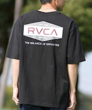 RVCA(ルーカ)半袖Tシャツ バックプリント オーバーサイズ BF041-252 BF041252/ユニセックス メンズ ムラサキスポーツ