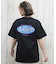 X-girl(エックスガール)半袖Tシャツ バックプリント 豹柄 レオパード LEOPARD OVAL LOGO S S TEE  105251011029/レディース ムラサキスポーツ