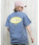 X-girl(エックスガール)半袖Tシャツ バックプリント 豹柄 レオパード LEOPARD OVAL LOGO S S TEE  105251011029/レディース ムラサキスポーツ