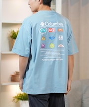 【ムラサキスポーツ限定】columbia(コロンビア)吸湿速乾 半袖Ｔシャツ バックプリント PM0785/ユニセックス メンズ ムラサキスポーツ