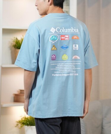 【ムラサキスポーツ限定】columbia(コロンビア)吸湿速乾 半袖Ｔシャツ バックプリント PM0785/ユニセックス メンズ ムラサキスポーツ