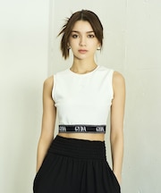 GYDA/404560 カップ付タンクトップラッシュガード UVケア ロゴテープ ジェイダ レディース ムラサキスポーツ