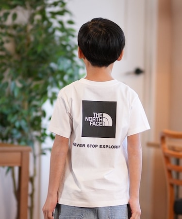 THE NORTH FACE/キッズ NTJ32538 ショートスリーブバックスクエアロゴティー 半袖Tシャツ ザ・ノースフェイス 男の子 女の子 ムラサキスポーツ