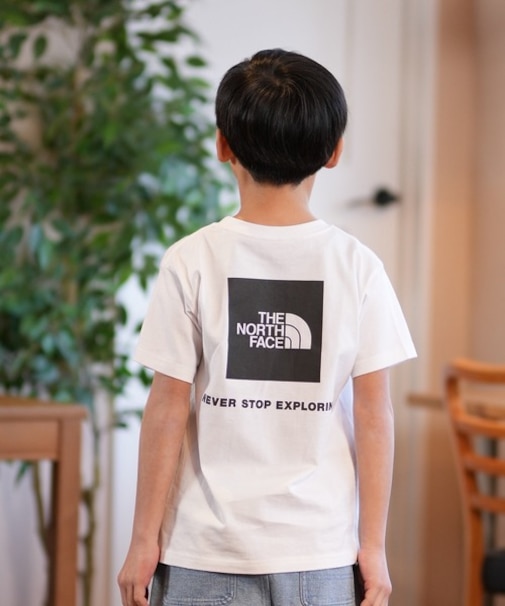 THE NORTH FACE/キッズ NTJ32538 ショートスリーブバックスクエアロゴティー 半袖Tシャツ ザ・ノースフェイス 男の子 女の子 ムラサキスポーツ