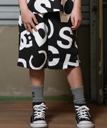DC(ディーシー)キッズ ショーツ 25 KD ALLOVER SHORT YWS251527 ハーフパンツ ショートパンツ デニム 子供服 男の子 女の子/キッズ ムラサキスポーツ