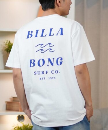 BILLABONG(ビラボン)半袖Tシャツ 親子でおそろい バックプリント レギュラーフィット ONE TIME BF011-203 BF011203/ユニセックス メンズ ムラサキスポーツ