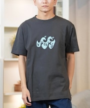 BILLABONG(ビラボン)半袖Tシャツ フロントプリント ZACK BALANG コラボ SWELL BF011-223 BF011223/ユニセックス メンズ ムラサキスポーツ