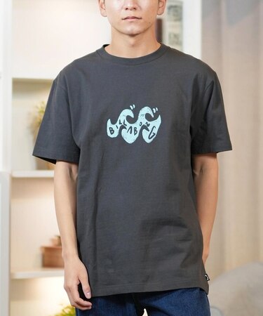 BILLABONG(ビラボン)半袖Tシャツ フロントプリント ZACK BALANG コラボ SWELL BF011-223 BF011223/ユニセックス メンズ ムラサキスポーツ