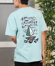 BILLABONG(ビラボン)半袖Tシャツ バックプリント ZACK BALANG コラボ JOURNEY BF011-224 BF011224/ユニセックス メンズ ムラサキスポーツ