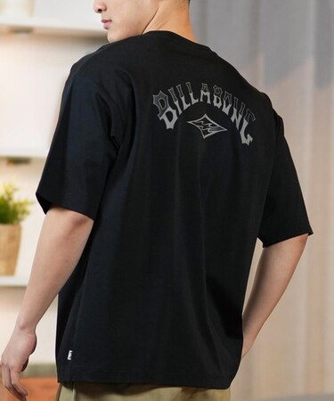 BILLABONG(ビラボン)高機能 抗菌防臭 制菌 消臭 半袖Tシャツ バックプリント  PRE SILKETE SMOOTH TEE BF011-303 BF011303/ユニセックス メンズ ムラサキスポーツ