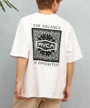 RVCA(ルーカ)半袖Tシャツ バックプリント オーバーサイズ BF041-P20 BF041P20/ユニセックス メンズ ムラサキスポーツ