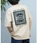 RVCA(ルーカ)半袖Tシャツ バックプリント オーバーサイズ BF041-P20 BF041P20/ユニセックス メンズ ムラサキスポーツ
