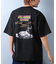 DC(ディーシー)半袖Tシャツ バックプリント ルーズシルエット 25 TWO BIT HSSART SS DST251092/ユニセックス メンズ ムラサキスポーツ