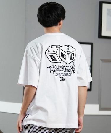 DC(ディーシー)半袖Tシャツ バックプリント オーバーサイズ DST251093/ユニセックス メンズ ムラサキスポーツ