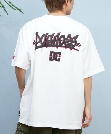DC(ディーシー)半袖Tシャツ バックプリント ルーズシルエット 25 GRAFFITTI SS DST251097/ユニセックス メンズ ムラサキスポーツ