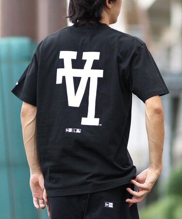 NEW ERA(ニューエラ) 半袖Tシャツ バックプリント 14410096/ユニセックス メンズ ムラサキスポーツ