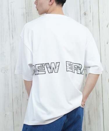 【ムラサキスポーツ限定】NEW ERA(ニューエラ) 半袖Tシャツ バックプリント 14670922/ユニセックス メンズ ムラサキスポーツ