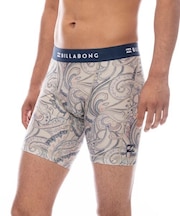 BILLABONG(ビラボン)水着インナー サーフインナー アンダーショーツ AO PRINT UNDERSHORTS BF011-491 BF011491/ユニセックス メンズ ムラサキスポーツ