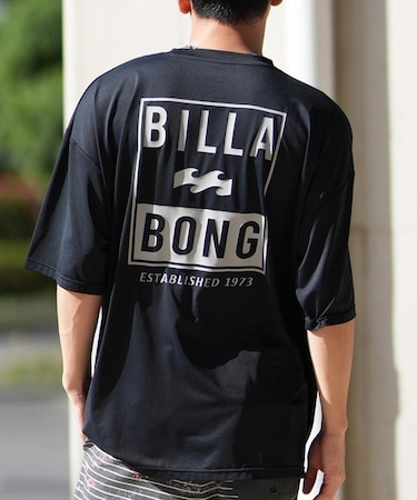 BILLABONG(ビラボン)半袖Ｔシャツ 水陸両用 ユーティリティー UVケア ラッシュガード BF011-867 BF011867/ユニセックス メンズ ムラサキスポーツ