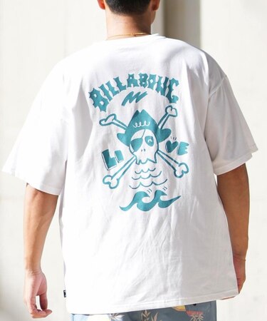 BILLABONG(ビラボン)ラッシュガード 半袖Tシャツ バックプリント 水陸両用 UVカット BF011-871 BF011871/ユニセックス メンズ ムラサキスポーツ