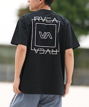 RVCA(ルーカ) 半袖Tシャツ 水陸両用 ユーティリティー UVケアラッシュガード BF041-870 BF041870/ユニセックス メンズ ムラサキスポーツ
