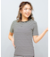 Ungrid(アングリッド)水着 ラッシュガード 半袖 Tシャツ ボーダー柄 水陸両用 UVカット 250301/レディース ムラサキスポーツ