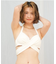 Beach Queen(ビーチクイーン)水着 単品ビキニ クロスブラ リブ 403810/レディース ムラサキスポーツ