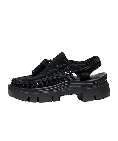 KEEN(キーン)小さめ 厚底 タッセル UNEEK PLT TASSELL ユニーク PLT タッセル 1030336/サンダル スニーカー シューズ キャンプ アウトドア/レディース ムラサキスポーツ