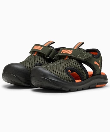 PUMA(プーマ)キッズ ベビー サンダル 水陸両用 水遊び ファンレーサー サンダル メッシュ V インファント 12.0～16.5cm 401576/シューズ スニーカー ムラサキスポーツ