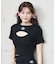 DC(ディーシー)半袖 Tシャツ レイヤード リブ素材 クロップド丈 ショート丈 ロゴ セットアップ対応 LST252307/レディース ムラサキスポーツ