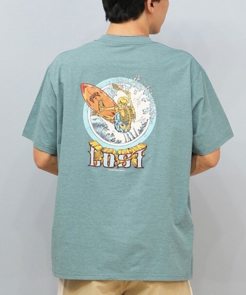 【ムラサキスポーツ限定】Lost(ロスト)水陸両用 半袖Tシャツ ラッシュガード ユーティリティー L25S-4302/メンズ ムラサキスポーツ