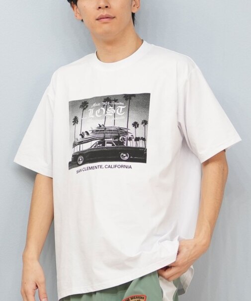 【ムラサキスポーツ限定】Lost(ロスト)水陸両用 半袖Tシャツ ラッシュガード ユーティリティー L25S-4304/メンズ ムラサキスポーツ