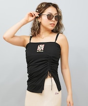 RVCA(ルーカ)タンクトップ  キャミソール SOL DAD RIBBED CAMISOLE BF04C-373 BF04C373/レディース ムラサキスポーツ