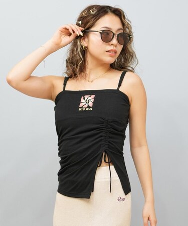 RVCA(ルーカ)タンクトップ  キャミソール SOL DAD RIBBED CAMISOLE BF04C-373 BF04C373/レディース ムラサキスポーツ