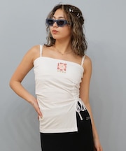 RVCA(ルーカ)タンクトップ  キャミソール SOL DAD RIBBED CAMISOLE BF04C-373 BF04C373/レディース ムラサキスポーツ
