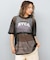 RVCA/半袖 Tシャツ メッシュTシャツ ロゴ オーバーサイズ ARCH RVCA MESH TEE BF04C-857 ルーカ レディース ムラサキスポーツ
