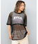 RVCA/半袖 Tシャツ メッシュTシャツ ロゴ オーバーサイズ ARCH RVCA MESH TEE BF04C-857 ルーカ レディース ムラサキスポーツ