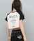 RVCA/半袖 Tシャツ クロップド丈 ショート丈 ラグラン バックプリント BF04C-P21 ルーカ レディース ムラサキスポーツ