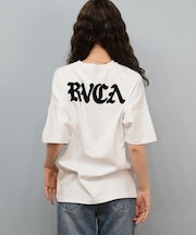 RVCA/半袖 Tシャツ バックプリント オールドイングリッシュ OLD ENGLISH DOLMAN ST BF04C-P20 ルーカ レディース ムラサキスポーツ