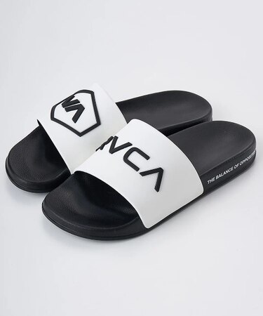 RVCA(ルーカ)メンズ スライドサンダル RVCA SHOWER SLIDE スポーツサンダル BF04A-931 BF04A931/ムラサキスポーツ