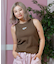 ROXY(ロキシー)ノースリーブ カップ付きタンクトップ RDK252036/レディース ムラサキスポーツ