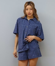 ROXY(ロキシー)スウェットパンツ ジャージ セットアップ対応 パイル生地 ショーツ RPT252035/レディース ムラサキスポーツ