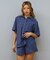 ROXY(ロキシー)スウェットパンツ ジャージ セットアップ対応 パイル生地 ショーツ RPT252035/レディース ムラサキスポーツ